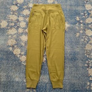 Athleta Venice Joggers - Gold/Green - M